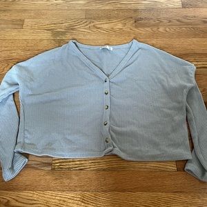 Hollister cropped long sleeve